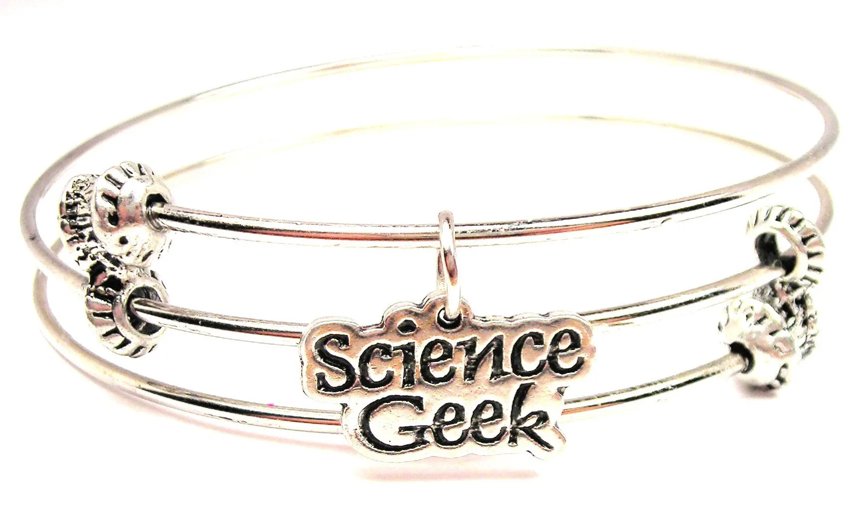 Science Geek Triple Style Expandable Bangle Bracelet