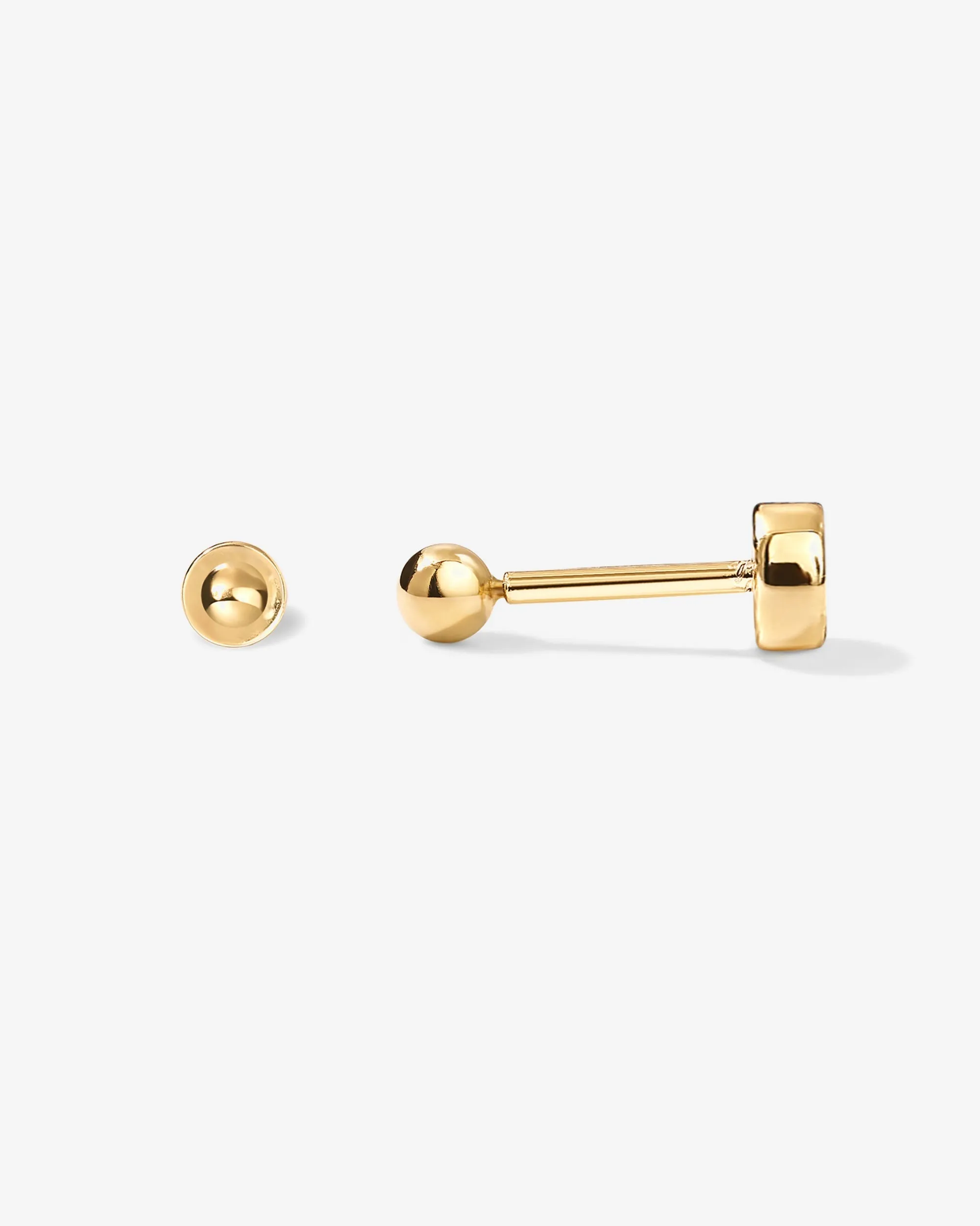 Small Sphere Screw Back Stud