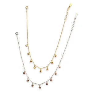 Star Charms Anklet