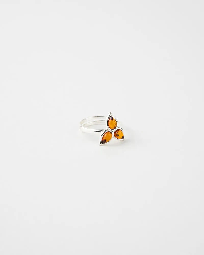 Subtle Flower Adjustable Ring