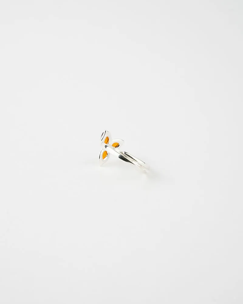 Subtle Flower Adjustable Ring