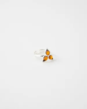 Subtle Flower Adjustable Ring