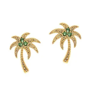 TAI PALM TREE STUD EARRINGS