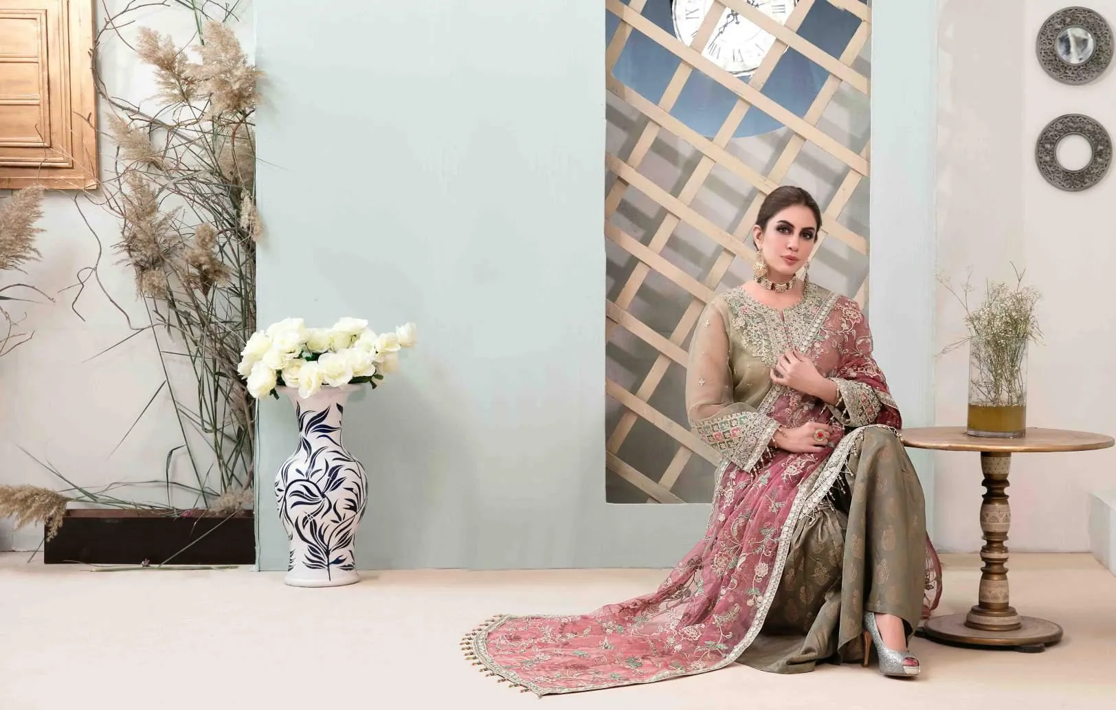 Tawakkal Tiara Embroidered Chiffon Collection – D-5979