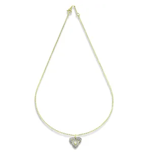 Tiara Pavé Charm Pendant - 18K Gold Vermeil   CZ Blanc