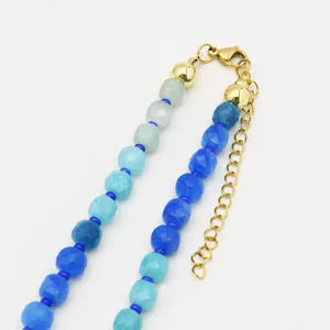 Treasure Jewels Colorful Treasure Blue Gemstone Necklace