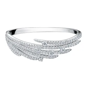 Vela French Cut Pave Bangle