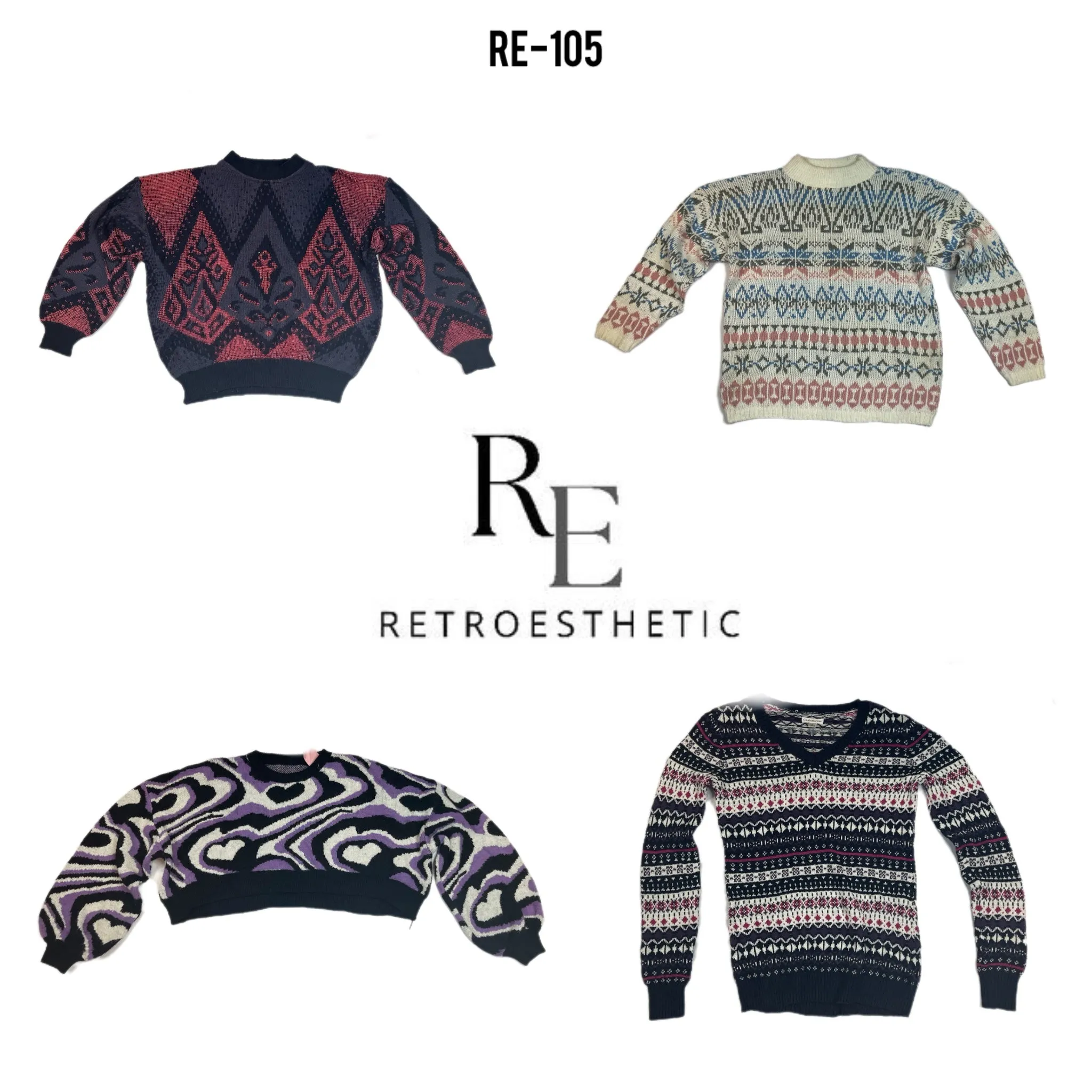 Vintage Ethenic Sweaters (RE-105)