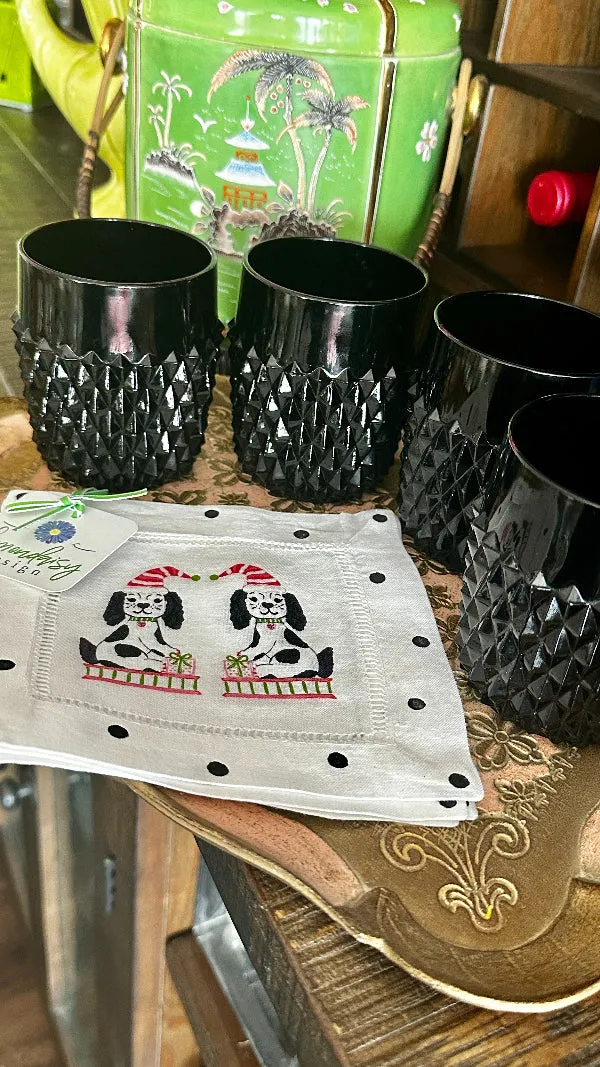 Vintage Glass Tumblers Set - Indiana Glass