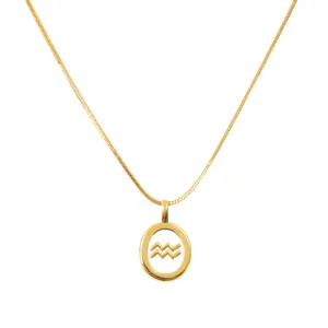 Zodiac Necklace - Aquarius